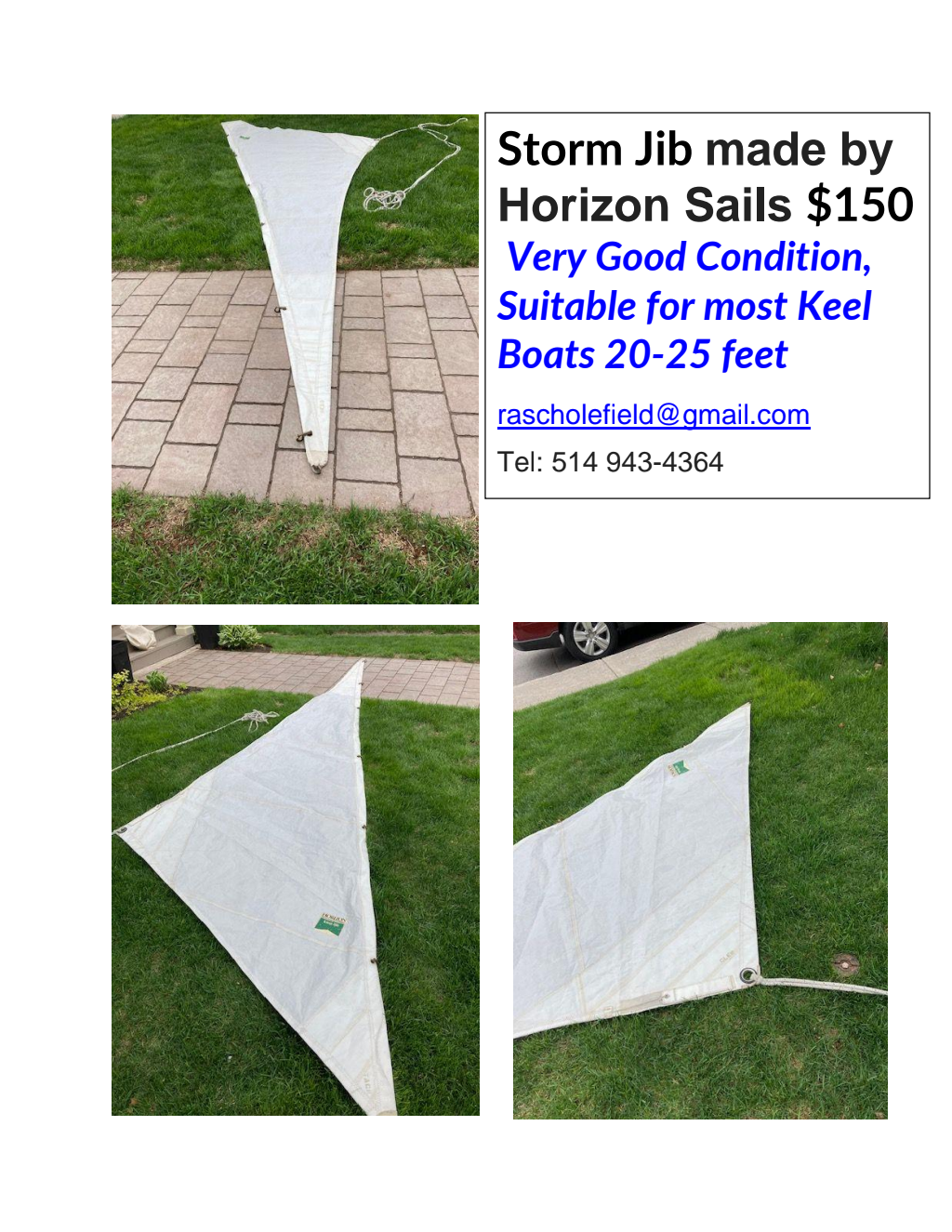 Storm Jib Horizon Sails